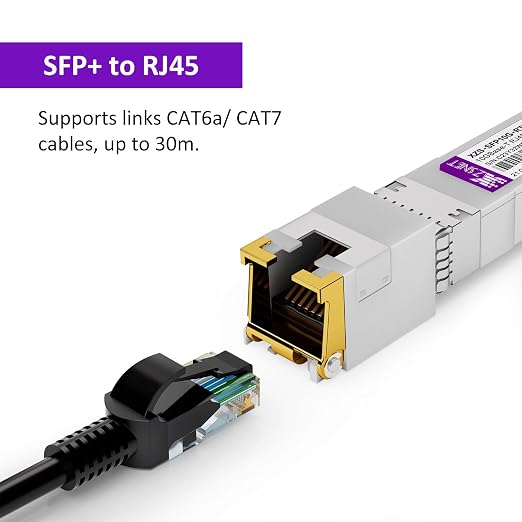 Transceiver 10GBASE-T SFP+ do RJ45 - obrazek 3