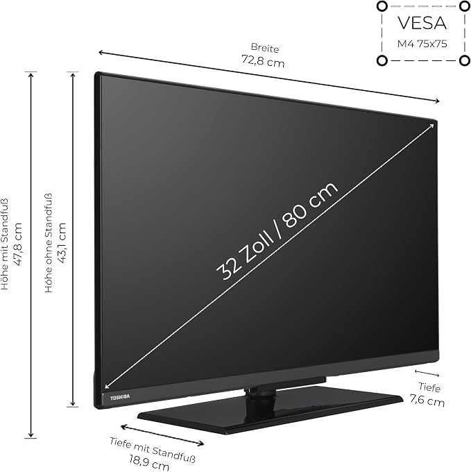 Toshiba 32-calowy telewizor Fire TV 32LF3F63DAZ - obrazek 3