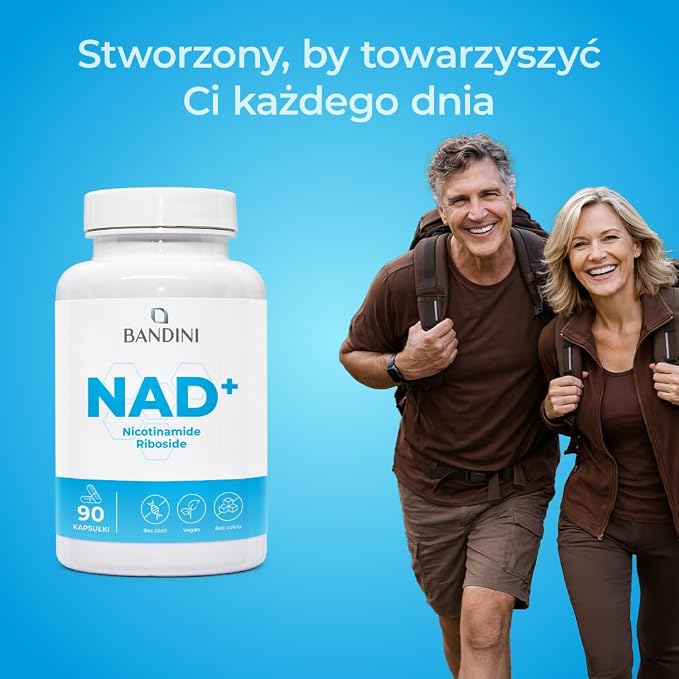 Bandini® NAD+ Nikotynamid rybozyd suplement 300 mg - obrazek 3