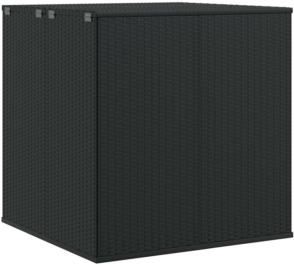 vidaXL Skrzynia na poduszki ogrodowe rattan PE 100x97 - obrazek 2