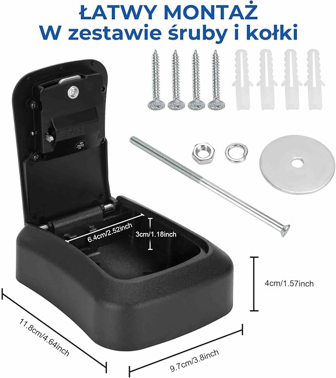 Skrzynka na klucze sejf na klucze - obrazek 2
