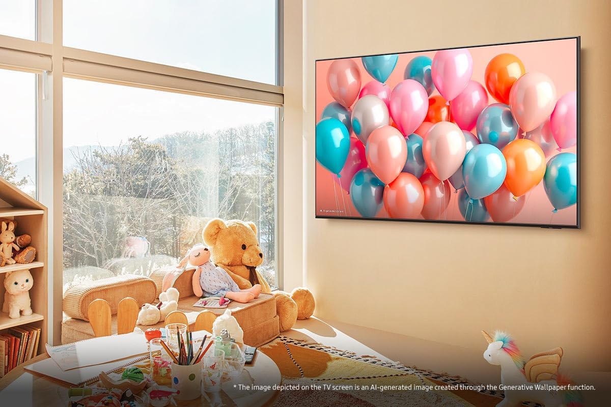 Samsung QLED Q7F4 4K 43 cale 109 cm UHD telewizor, procesor Q4 AI, Quantum Dot dla rzeczywistych kolorów, 4K Upscaling, Knox Security, Adaptive Sound, Samsung Vision AI Smart TV, 43Q7F (2025) - obrazek 7