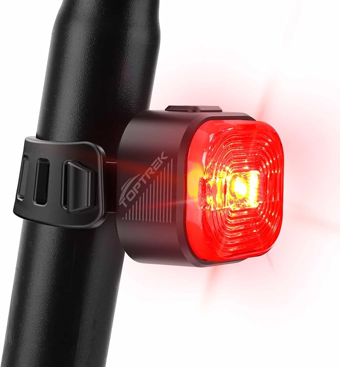 toptrek Tylne światło rowerowe LED