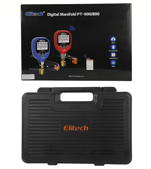 Elitech Bezprzewodowy zestaw manometrów cyfrowych PT-500 - obrazek 7