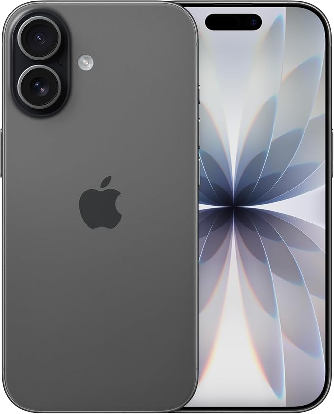 Apple iPhone 17 256 GB: Wyświetlacz 6,3 cala z technologią ProMotion, czip A19, aparat przedni Center Stage do sprytniejszych selfie grupowych i bateria na cały dzień; czarny