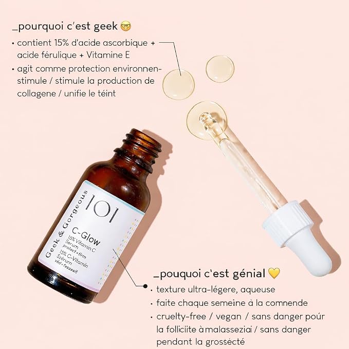 Geek & Gorgeous C-Glow 15% witamina C + kwas ferulowy & - obrazek 7