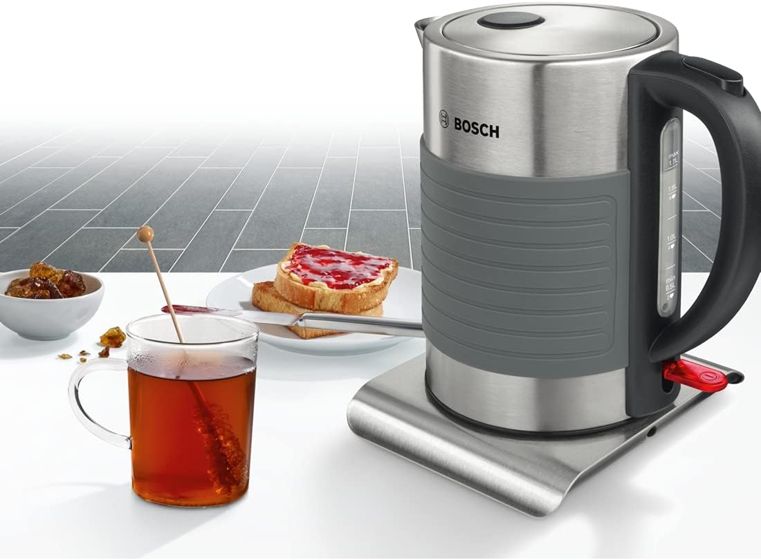 Bosch Hausgeräte Czajnik Elektryczny, Szary/Stalowy, 1,7 l - obrazek 3