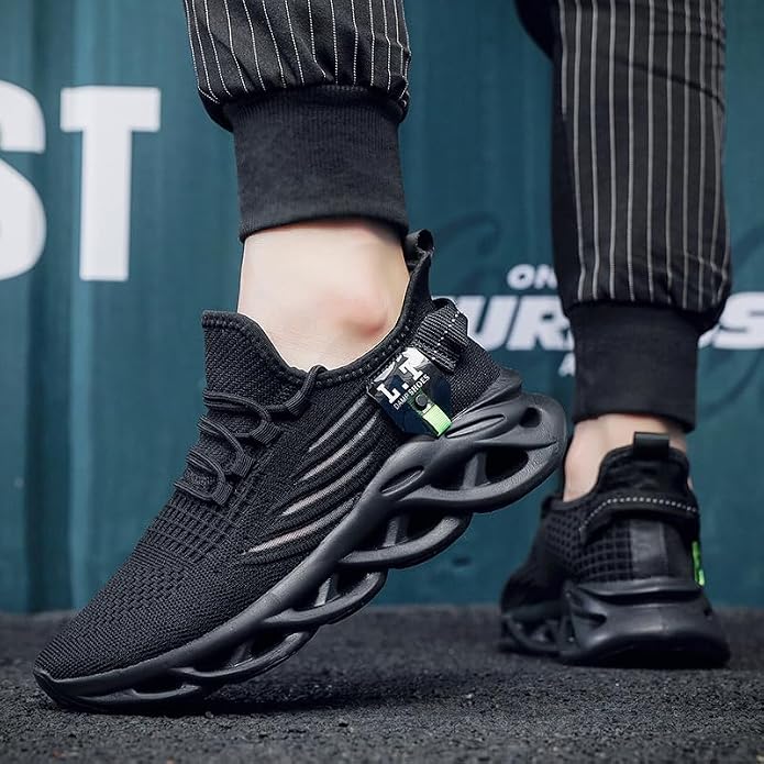 Męskie buty do biegania Buty sportowe Gimnastyka Spacer Gumowe - obrazek 3