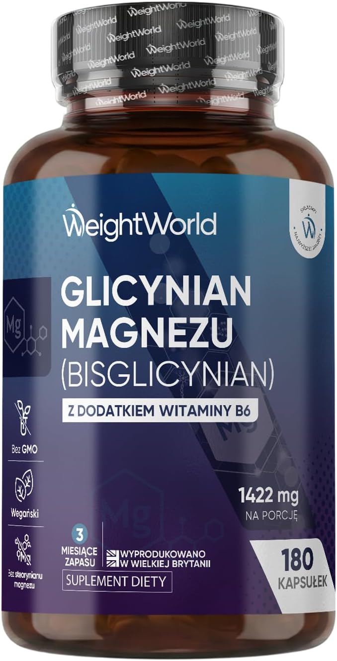 Bisglicynian Magnezu 1422 mg z Witaminą B6