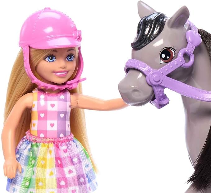 Barbie Club Chelsea lalka koń i zestaw do jazdy konnej - obrazek 2