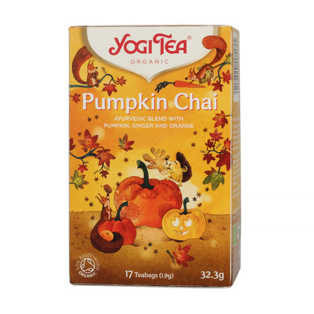Yogi Tea - herbata ziołowa Pumpkin Chai EKO 17 saszetek