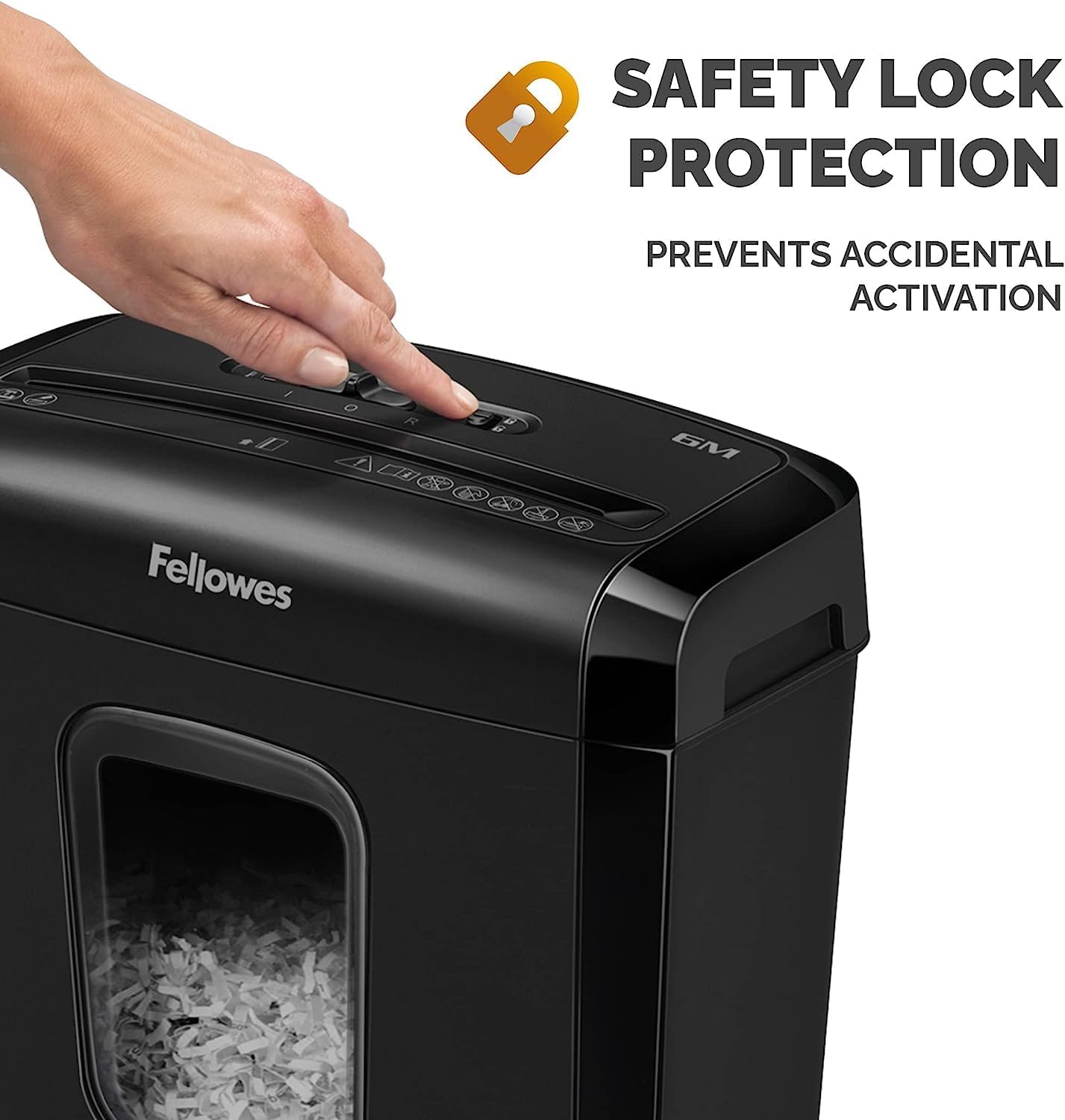 Fellowes 4631101 Niszczarka Dokumentów, Czarny, 13 l - obrazek 4