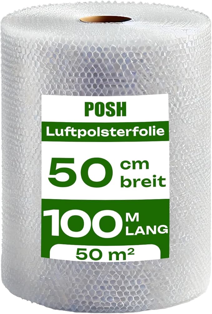 POSH Folia bąbelkowa 100 m x 50 cm szerokości folia bąbelkowa