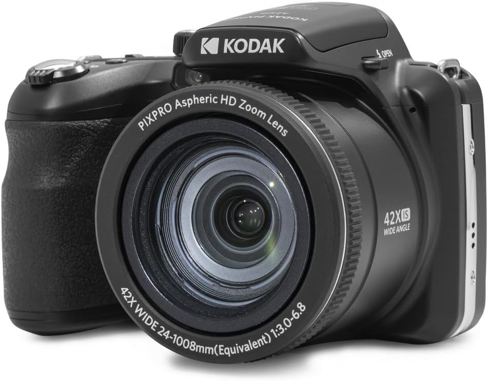 Kodak Pixpro Astro Zoom AZ425-BK Aparat Cyfrowy, Czarny, 20 Mpx | Prowansja Francja. Bezpieczne opakowanie. W zestawie faktura, w tym VAT. - obrazek 2