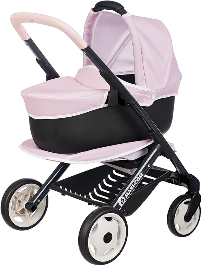 Smoby Maxi-Cosi Różowy wózek spacerowy i głęboki