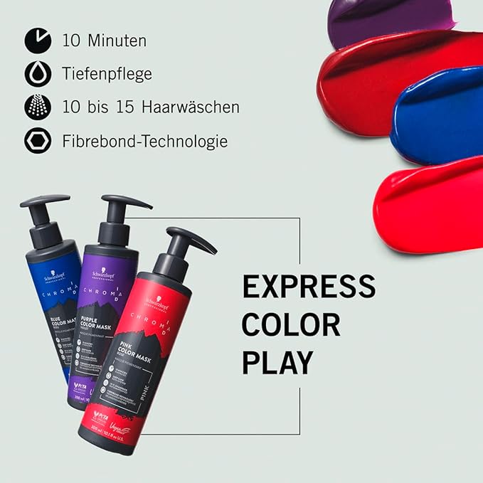 Schwarzkopf Professional Chroma ID Maska do włosów koloryzująca - obrazek 4