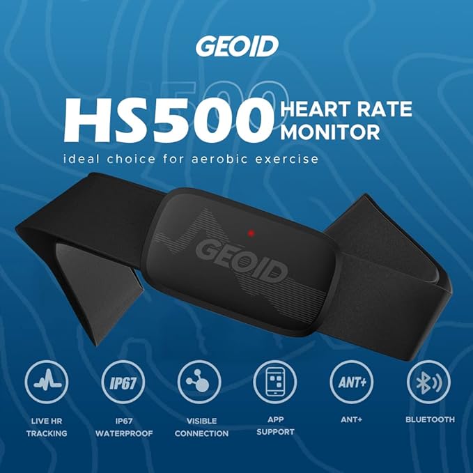 GEOID HS500 pulsometr opaska na klatkę piersiową - obrazek 2