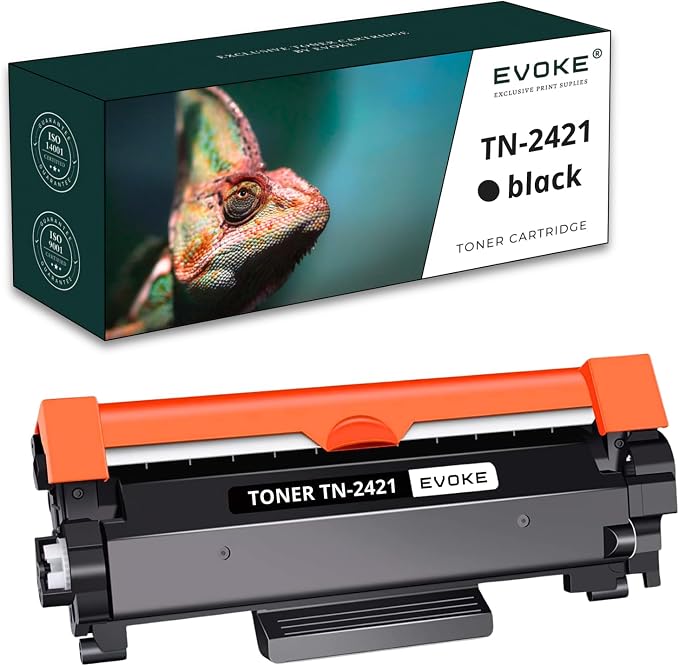 EVOKE TN2421 TN-2421 Toner Kompatybilny z Brother MFC-L2712DW HL-l2312D L2752DW DCP-L2512D Czarny (Black) 3000 Stron