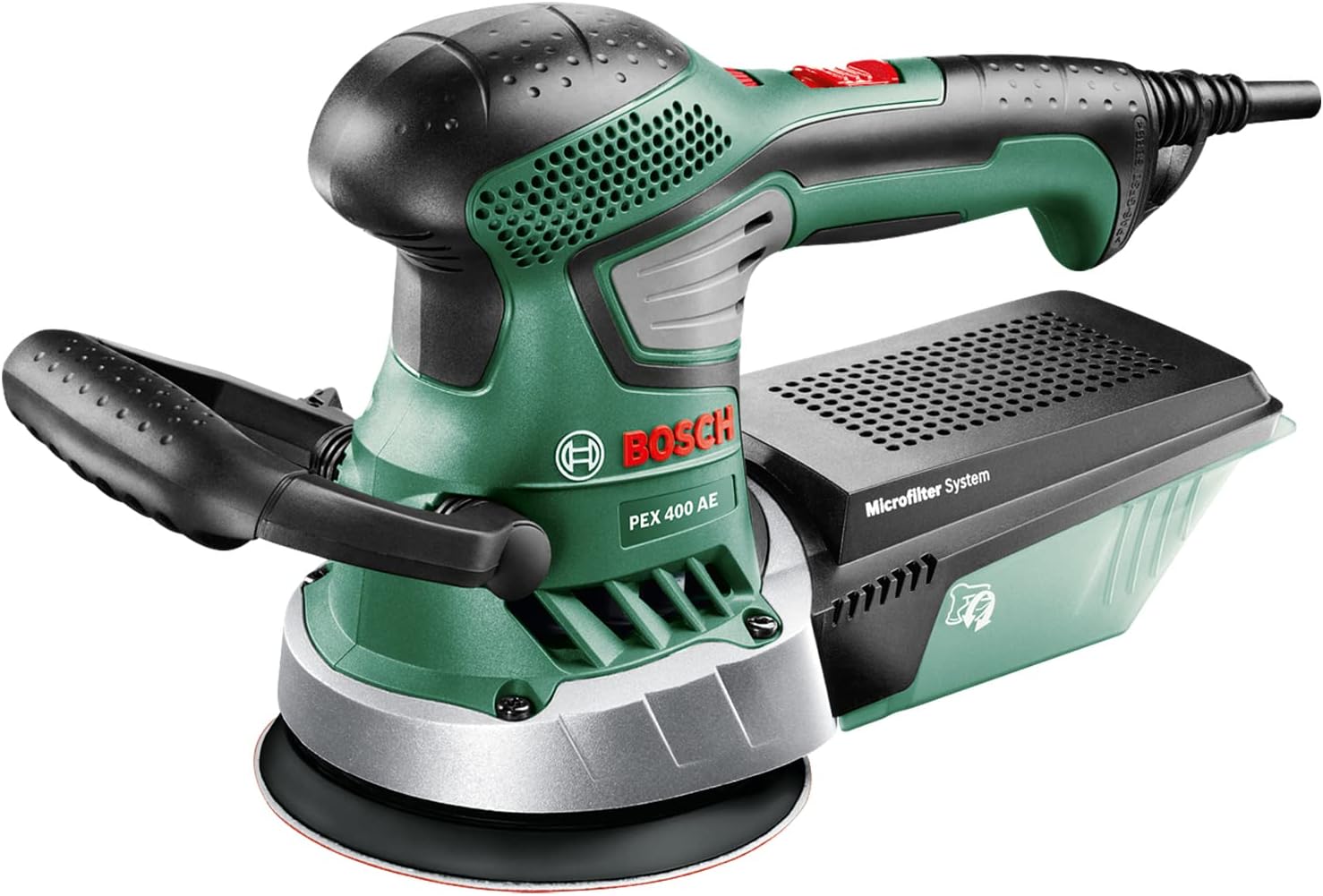 Bosch Szlifierka mimośrodowa PEX 400 AE (370 W, w trawie) - obrazek 2