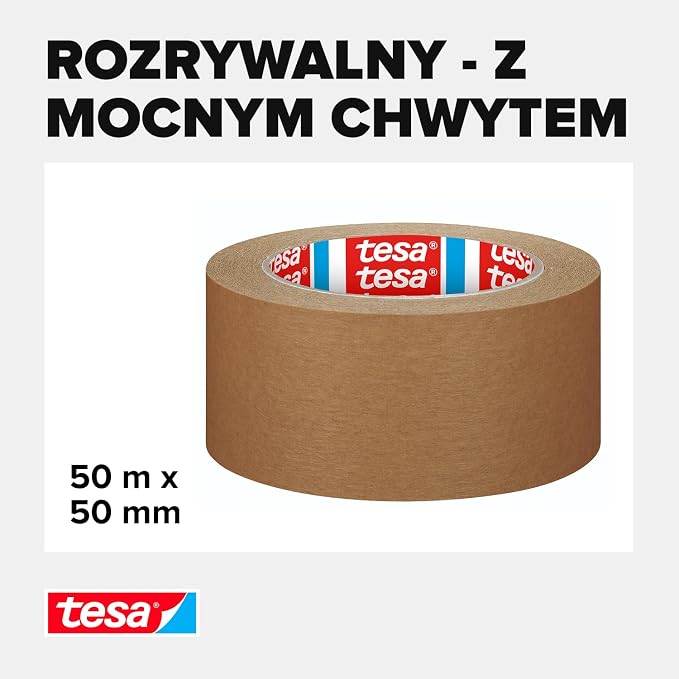 tesapack STRONG PAPER Taśma pakowa papierowa - obrazek 4
