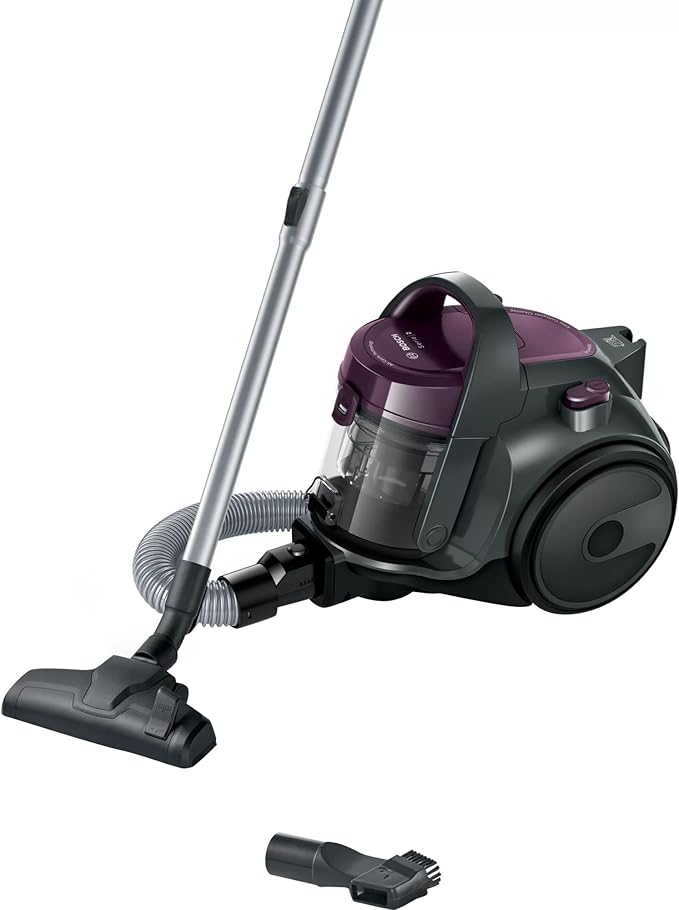 Bosch Hausgeräte Mum5 Odkurzacz Bezworkowy, Fioletowy/Czarny, 700.0W 700.0V