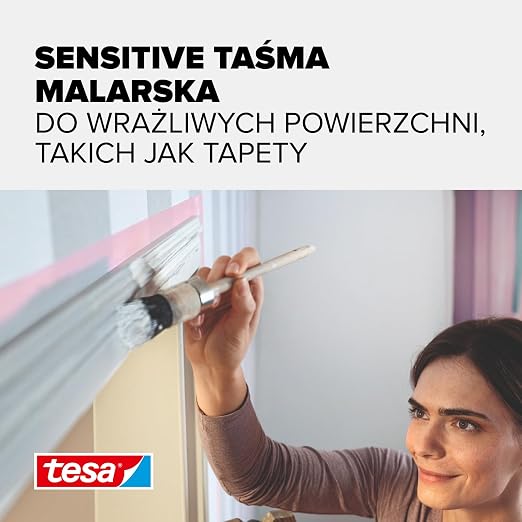 tesa taśma malarska do stosowania na tapetach i innych delikatnych - obrazek 3
