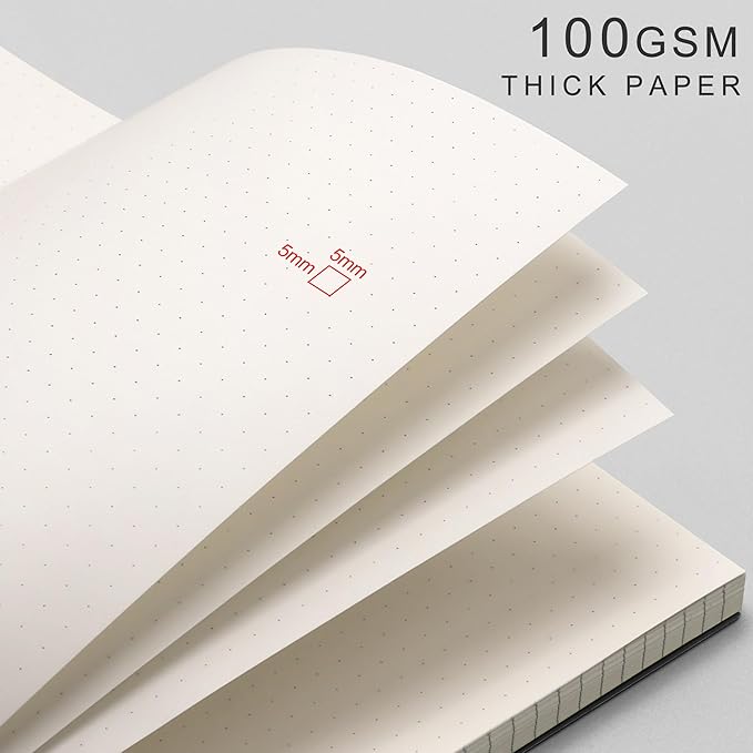 RETTACY Notatnik A5 w kropki Bullet Dot Journal - obrazek 6