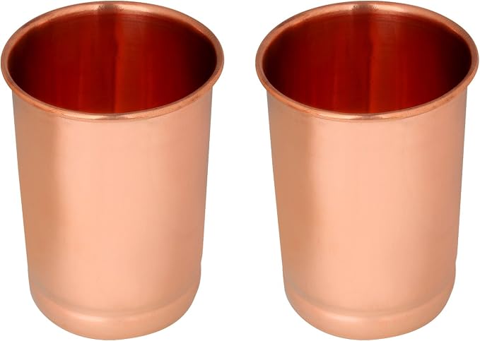 Zap Impex Dzbanek z czystej miedzi z 2 miedzianymi szklankami - obrazek 5