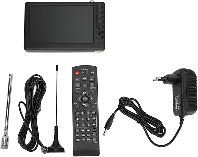 Przenośna Telewizja Cyfrowa 5-calowy Telewizor Cyfrowy HD 1080P - obrazek 7
