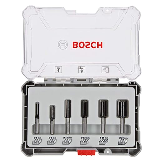 Bosch 6x Zestaw frezów PRO prostych - obrazek 6