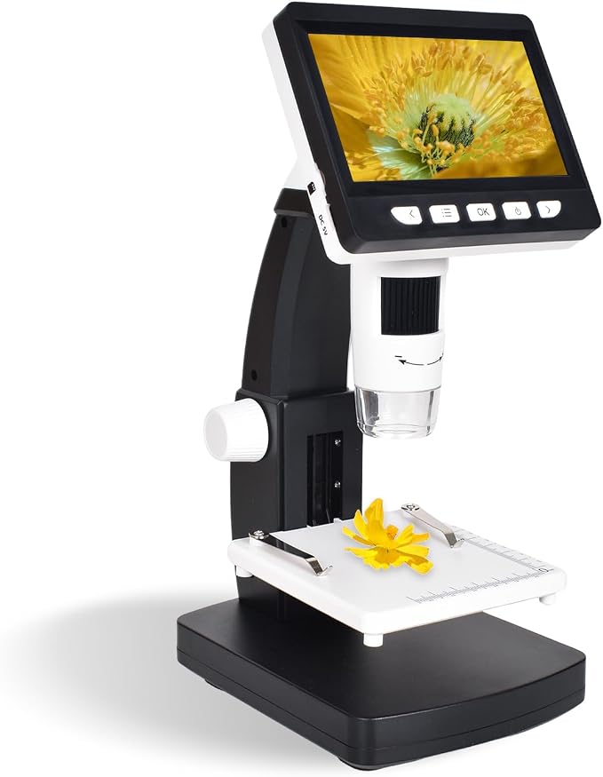 Mikroskop cyfrowy LCD powiększenie 50-1000x