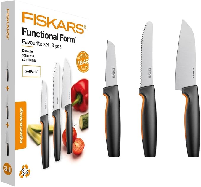 Fiskars Zestaw noży kuchennych