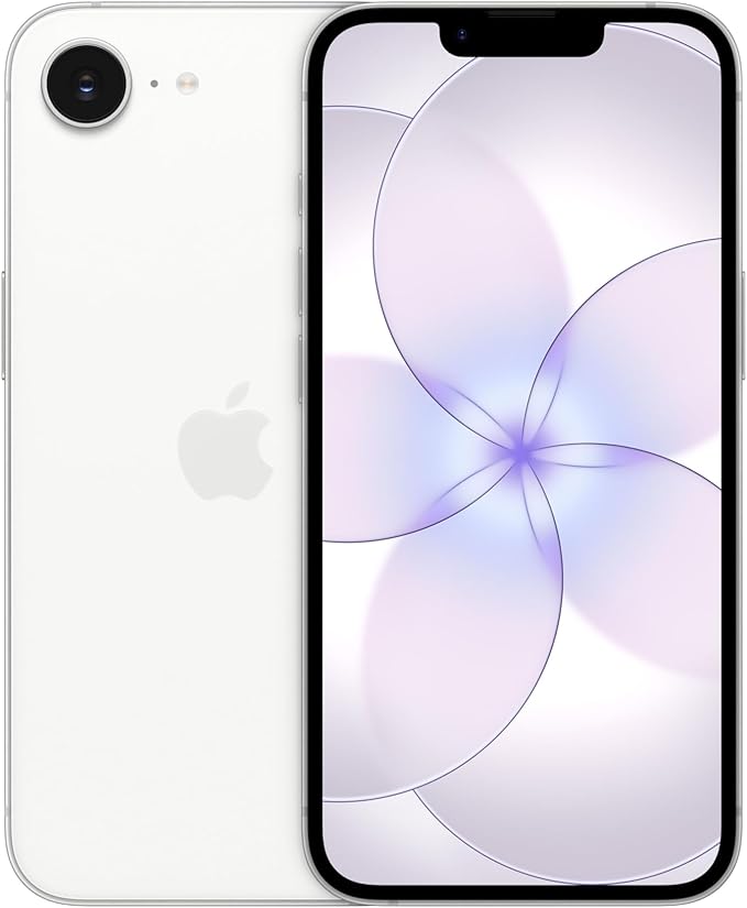 Apple iPhone 17e 256 GB: Wyświetlacz Super Retina XDR 6,1 cala, czip A19, bateria na cały dzień, aparat Fusion 48 MP; biały