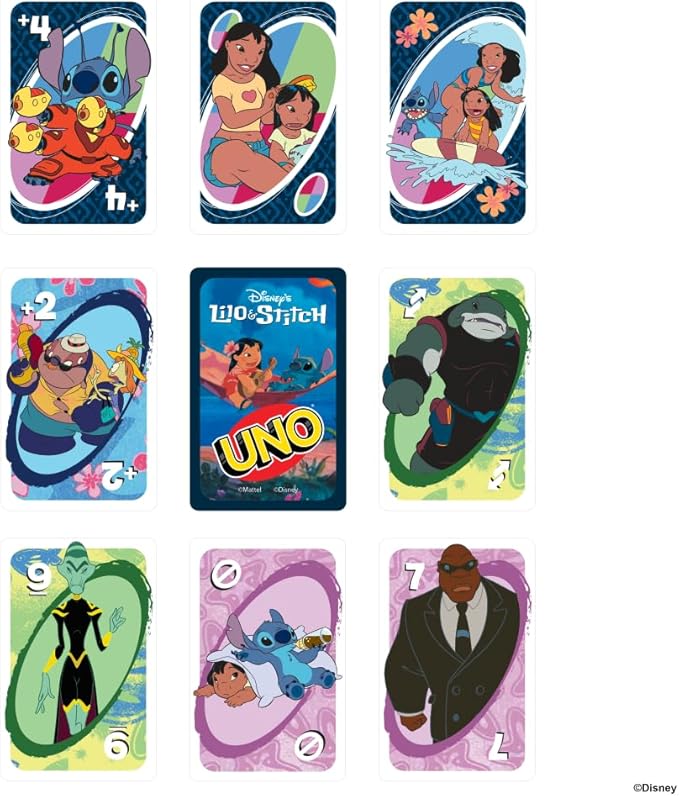 Mattel Games UNO Lilo i Stitch - obrazek 3