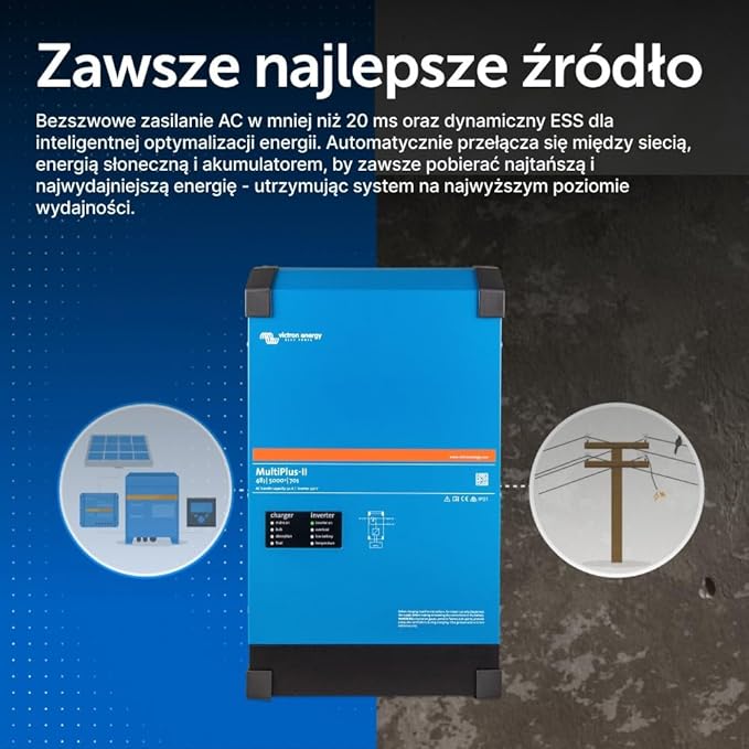 Victron Energy MultiPlus-II 5000VA 48-Volt 230V Falownik - obrazek 5