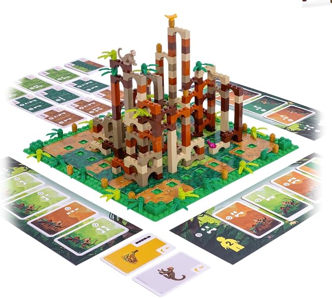 Dotted Games Monkey Palace Gra planszowa LEGO: Zbuduj drogę - obrazek 4