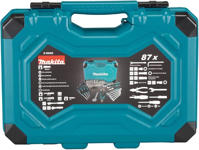Makita Zestaw Narzędzi dla Mechaników, Wielokolorowy, 87 elementów - obrazek 4