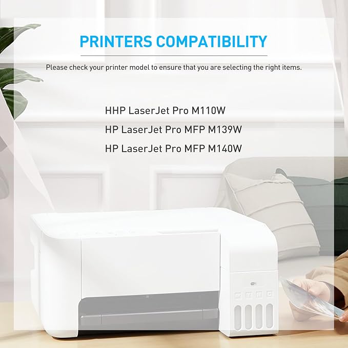 BAISINE 142A W1420A (z chipem) kompatybilny z HP 142A czarny W1420A W1420X do HP Laserjet M110 M110W, Laserjet MFP M140 M139 M140W M139W toner - obrazek 2