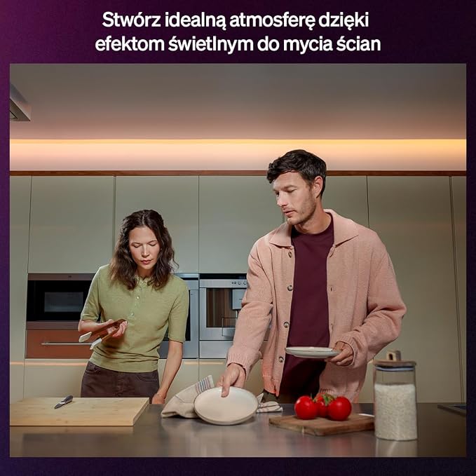 Philips Hue Flux ultra-bright 10 m LED, 6000 lm, żywe kolory i atmosfera, Chromasync™, przycinanie i przedłużanie, sterowanie aplikacją i głosem, do wnętrz i na zewnątrz. - obrazek 2