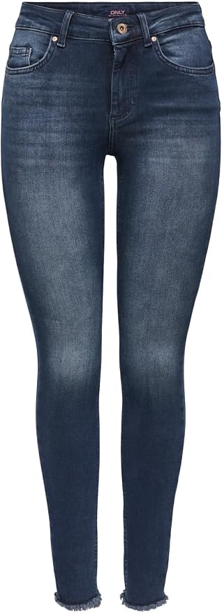 ONLY Onlblush Life Mid Sk Ank Raw Rea409 Noos - Spodnie Kobiety