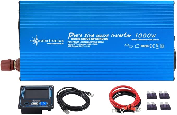 SOLARTRONICS TS1000 przetwornica napięcia 12 V 230 V czysty - obrazek 6