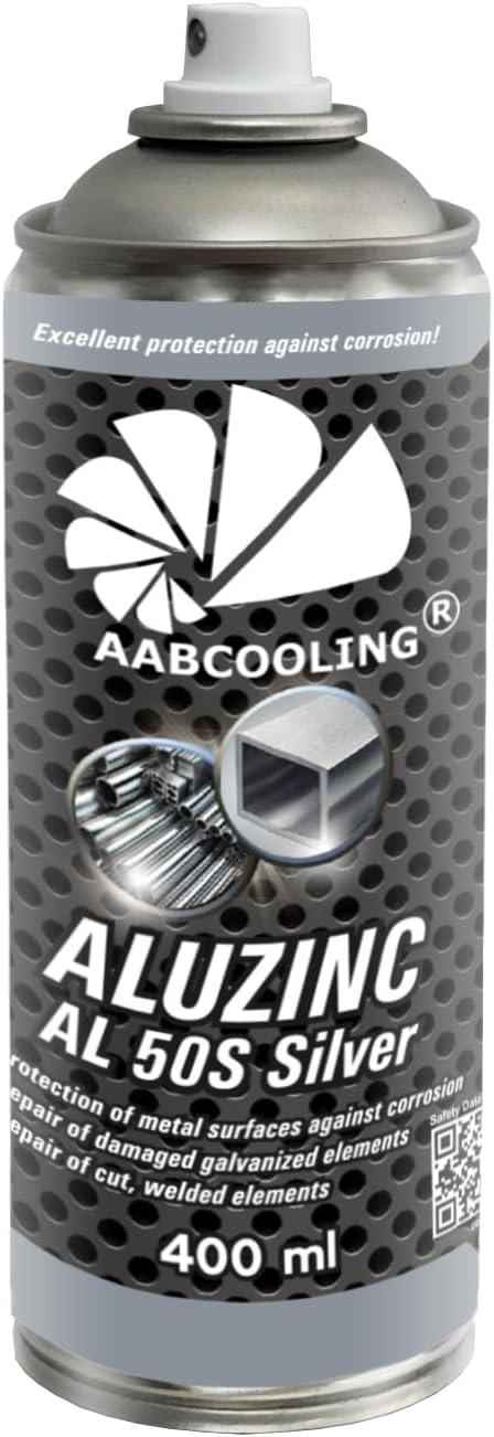 AABCOOLING Alucynk AL 50S Srebrny 400ml Podkład Cynkowy Lakierniczy - obrazek 3