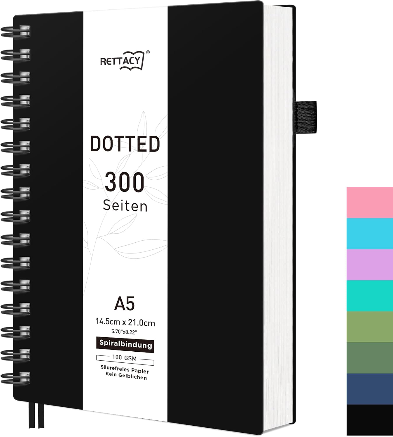 RETTACY Notatnik A5 w kropki Bullet Dot Journal - obrazek 2
