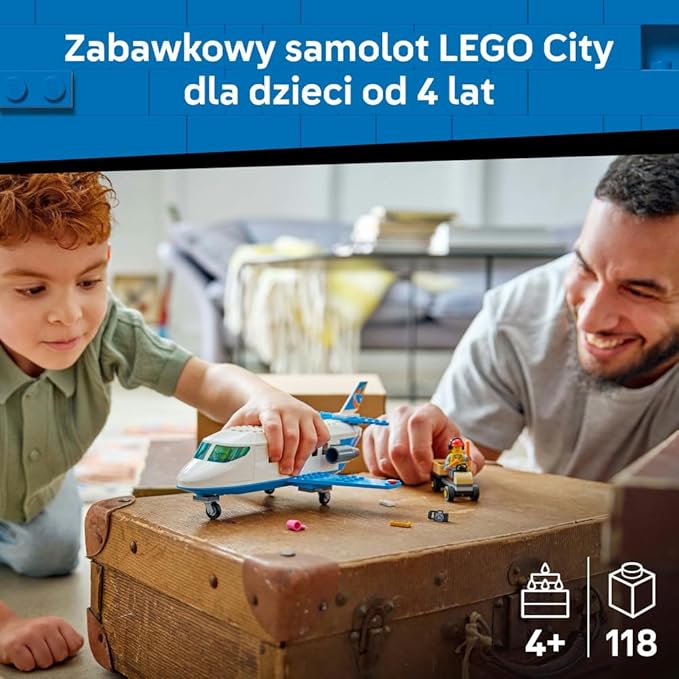 LEGO City Samolot pasażerski 60492 - obrazek 3
