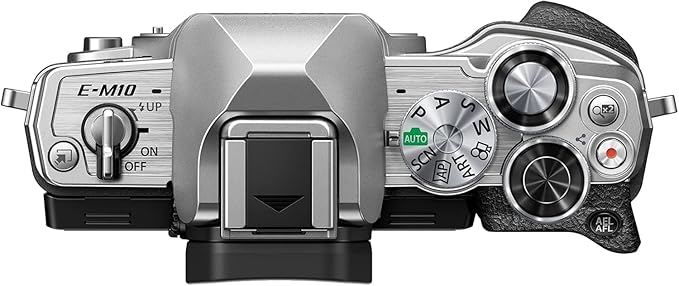 Olympus OM-D E-M10 Mark IV Aparat Bezlusterkowy, Matryca 20 MP, Srebrny | Stabilizacja 5-osiowa, wideo 4K, odchylany ekran LCD do selfie, Wi-Fi oraz Bluetooth, wizjer elektroniczny i szybki AF - obrazek 6