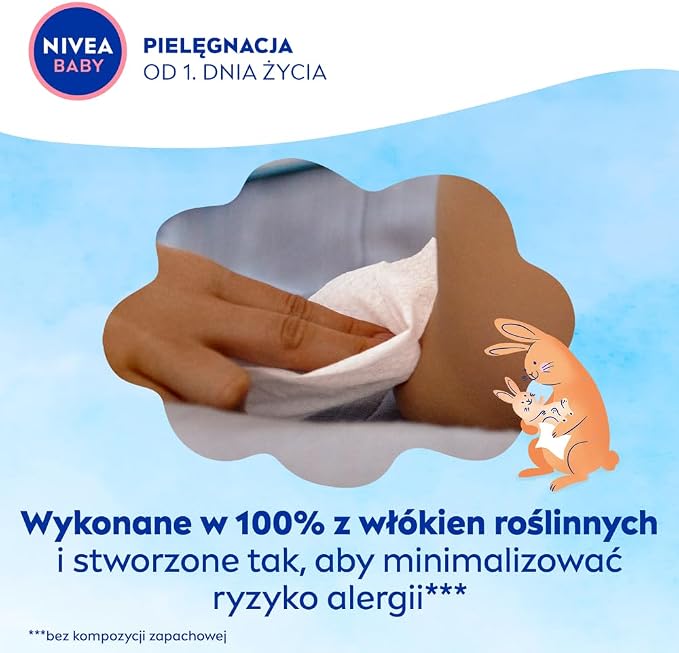 NIVEA BABY Chusteczki Biodegradowalne Soft & - obrazek 7