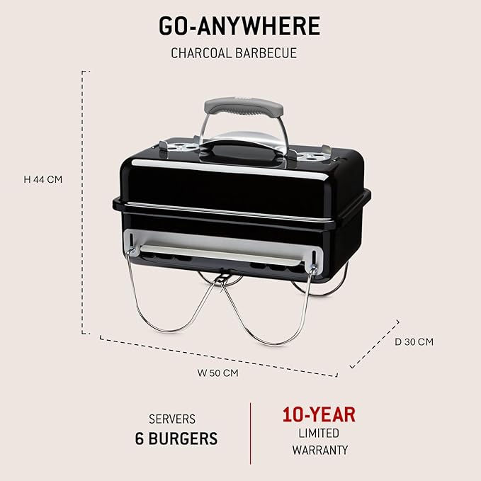Weber Go-Anywhere Grill węglowy - obrazek 4