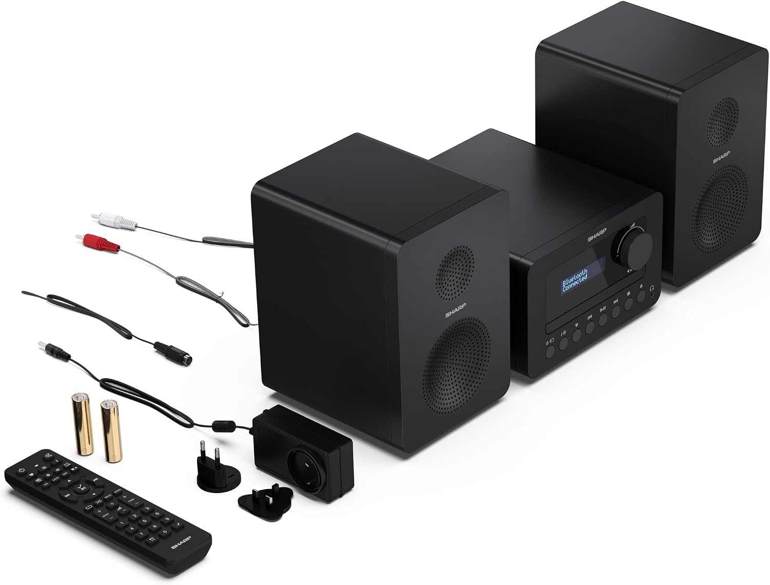 Sharp XL-B520D(BK) Zestaw Stereo, Czarny, 40W - obrazek 6