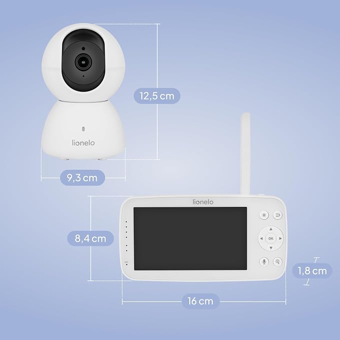 Lionelo Babyline 8.4 elektroniczna niania z kamerą i aplikacją - obrazek 2