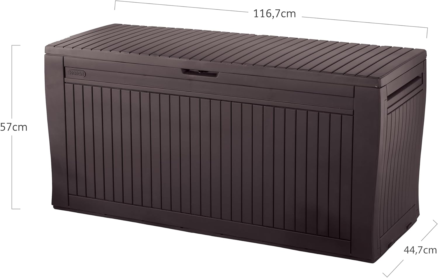 Keter Comfy Skrzynia Ogrodowa Brązowy - obrazek 4